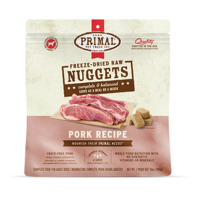 Primal - Nuggets - Freeze Dried Nuggets - Pork Formula (Dog Food)