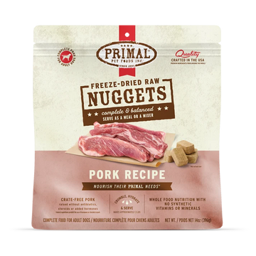Primal - Nuggets - Freeze Dried Nuggets - Pork Formula (Dog Food)