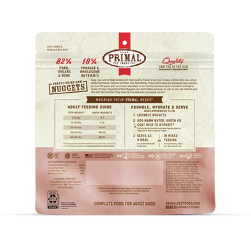 Primal - Nuggets - Freeze Dried Nuggets - Pork Formula (Dog Food)