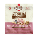 Primal - Nuggets - Freeze Dried Nuggets - Turkey & Sardine Formula (Dog Food)