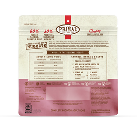 Primal - Nuggets - Freeze Dried Nuggets - Turkey & Sardine Formula (Dog Food)