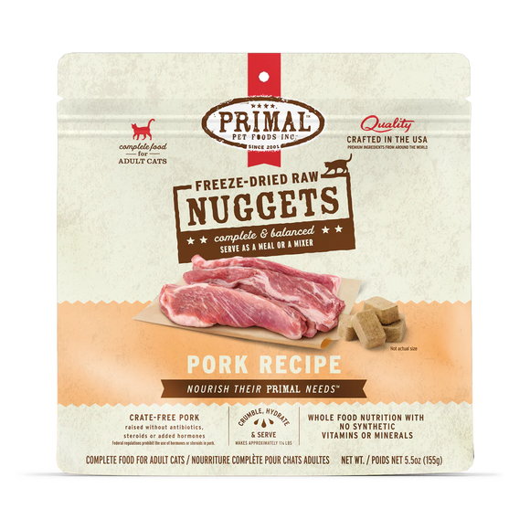 Primal - Nuggets - Raw Pork (For Cats) - Frozen Product