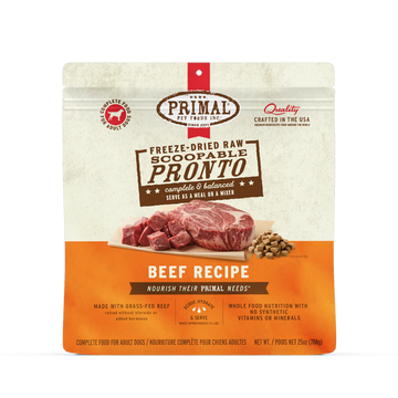 Primal - Pronto - Freeze Dried Raw Pronto - Beef Recipe (For Dogs)