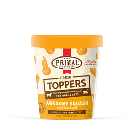 Primal - Awesome Squash Fresh Topper - Frozen Product (For Dog/Cat)