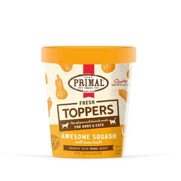 Primal - Awesome Squash Fresh Topper - Frozen Product (For Dog/Cat)