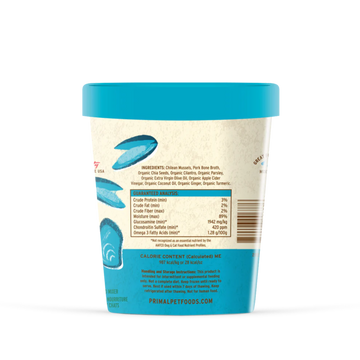 Primal - Omega Mussels Fresh Topper - Frozen Product (Dog/Cat)