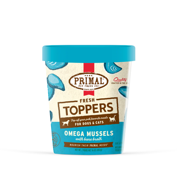 Primal - Omega Mussels Fresh Topper - Frozen Product (Dog/Cat)