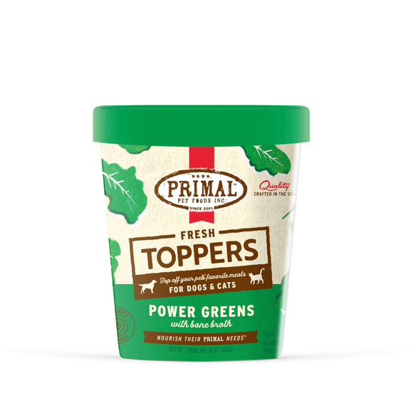 Primal - Power Greens Fresh Topper - Frozen Product (Dog/Cat)