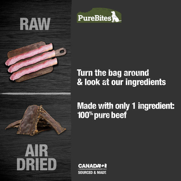 Purebites - Air Dried Jerky - Beef Tenders (For Dogs)