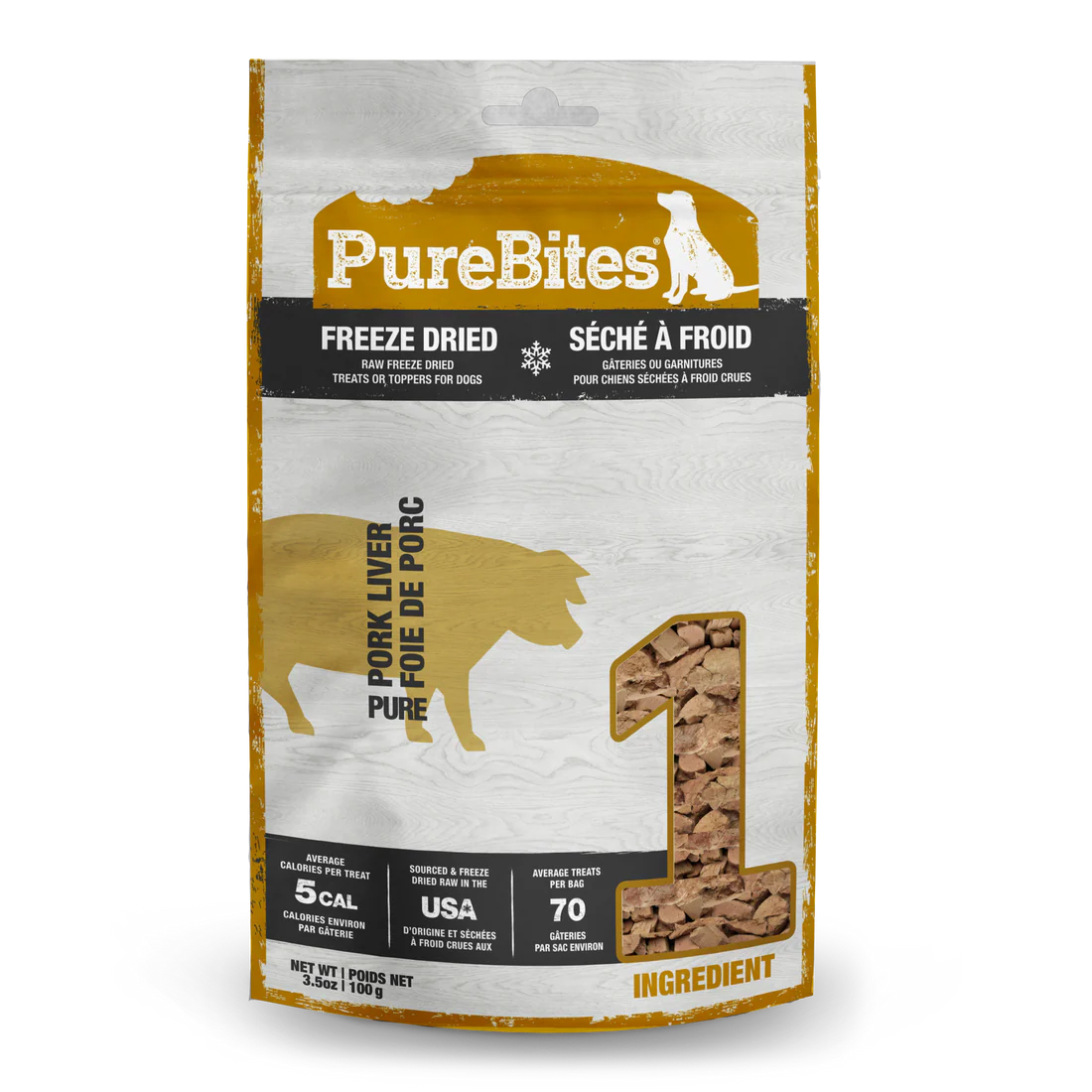 Purebites - Freeze Dried Pork Liver (For Dogs)