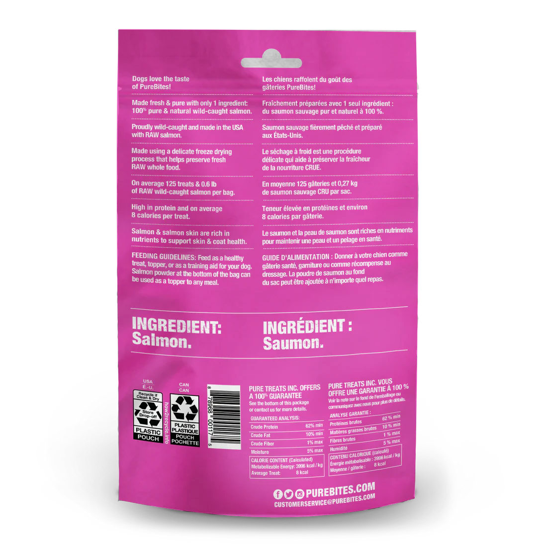 Purebites - Salmon Freeze Dried Dog Treats