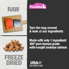 Purebites - Salmon Freeze Dried Dog Treats