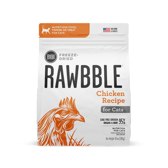Bixbi Rawbble - Freeze Dried - Chicken Recipe (For Cats)