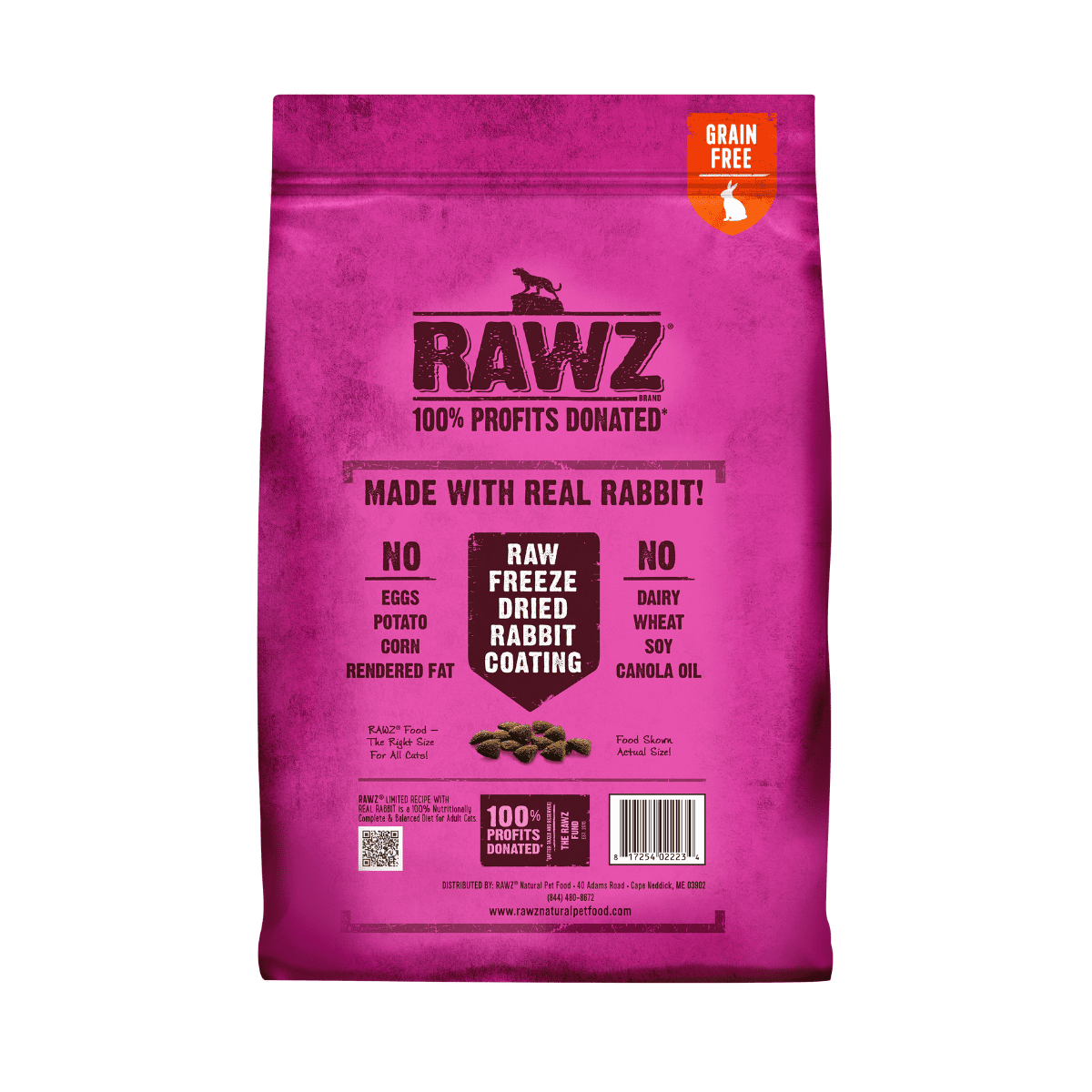 RAWZ - Limited Recipe Real Rabbit (Dry Cat Food)