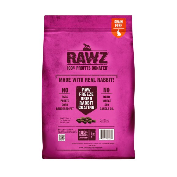 RAWZ - Limited Recipe Real Rabbit (Dry Cat Food)