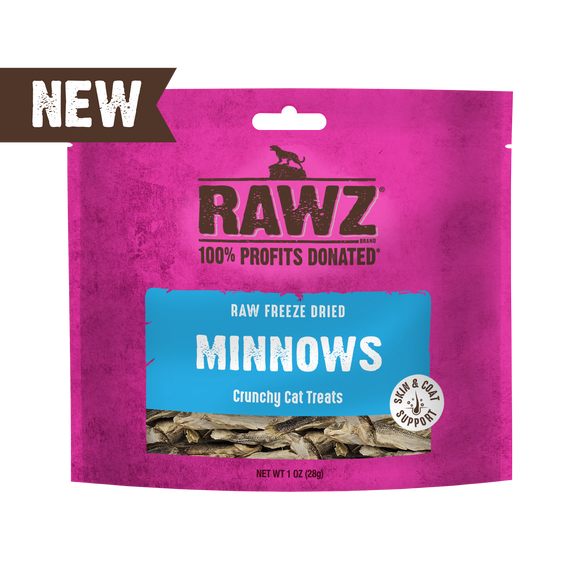 RAWZ - Raw Freeze Dried Minnows (Cat Treat)