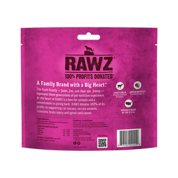 RAWZ - Raw Freeze Dried Venison & Goat Milk (Cat Treat)