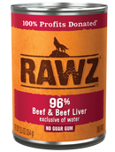 RAWZ - 96% Beef & Beef Liver Pate (Wet Dog Food)