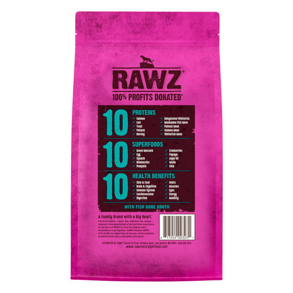 RAWZ 10+ Essentials Fish & Dehydrated Fish Recipe