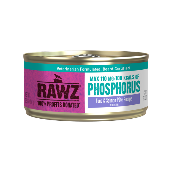 RAWZ Lower Phosphorus Tuna & Salmon Pâté can front
