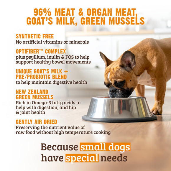 RAWZ Air Dried Just for My Small Dog Beef Recipe lifestyle