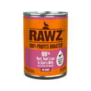 RAWZ 96% Beef, Beef Liver & Goat's Milk Pâté can front