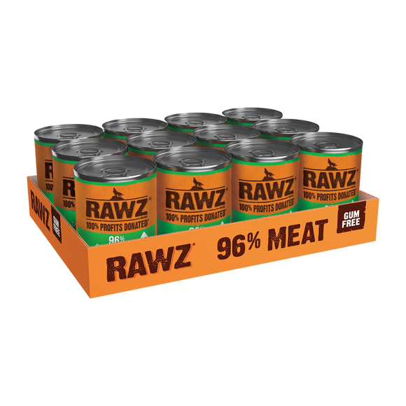 RAWZ 96% Chicken, Chicken Liver & Goat's Milk Pâté tray