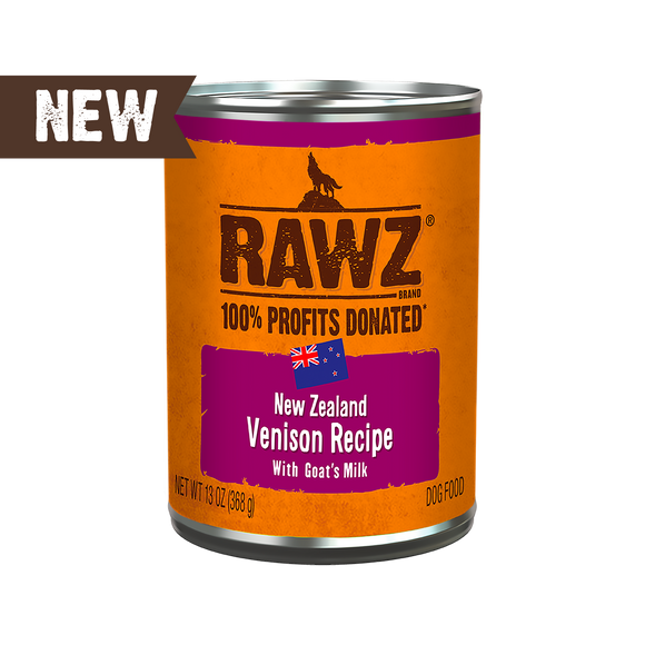 RAWZ 94% Venison with Goat's Milk Pâté can front
