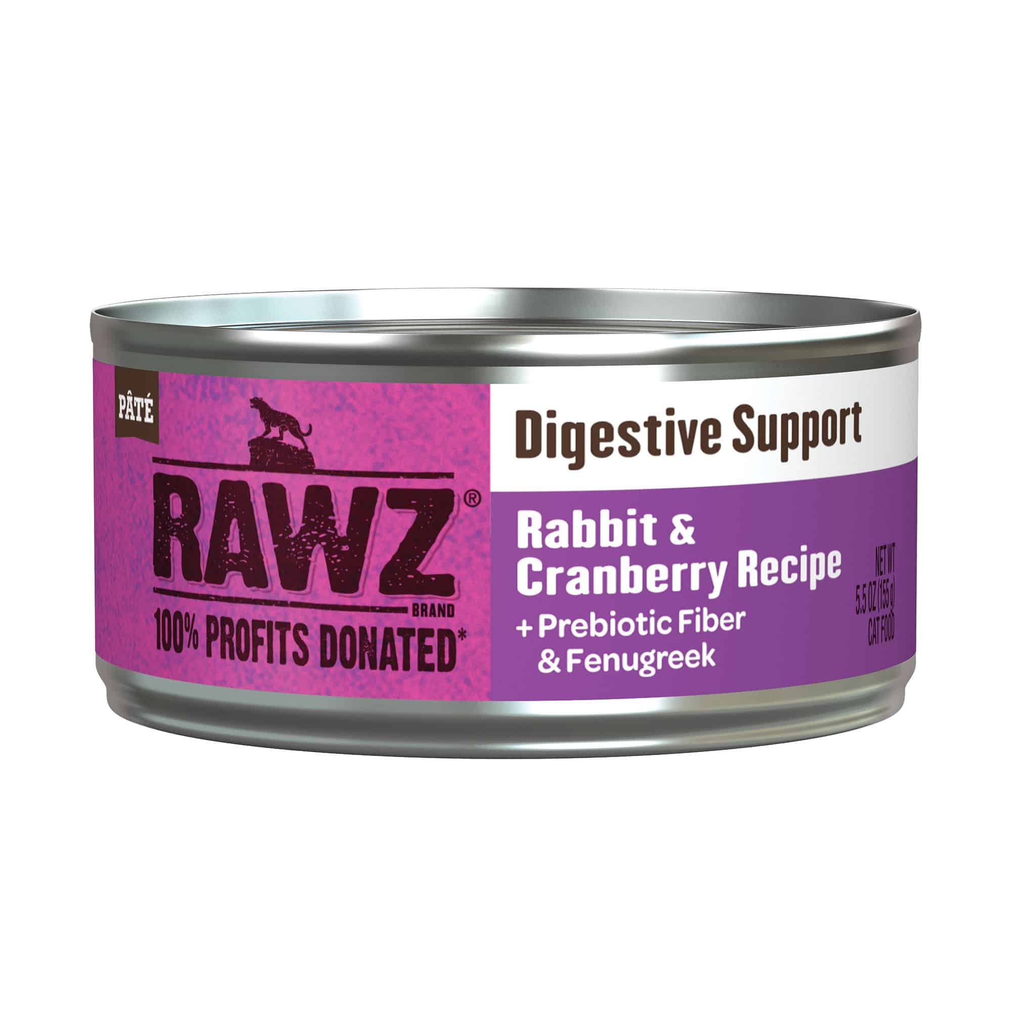 RAWZ - Digestive Support Rabbit & Cranberry (Wet Cat Food)