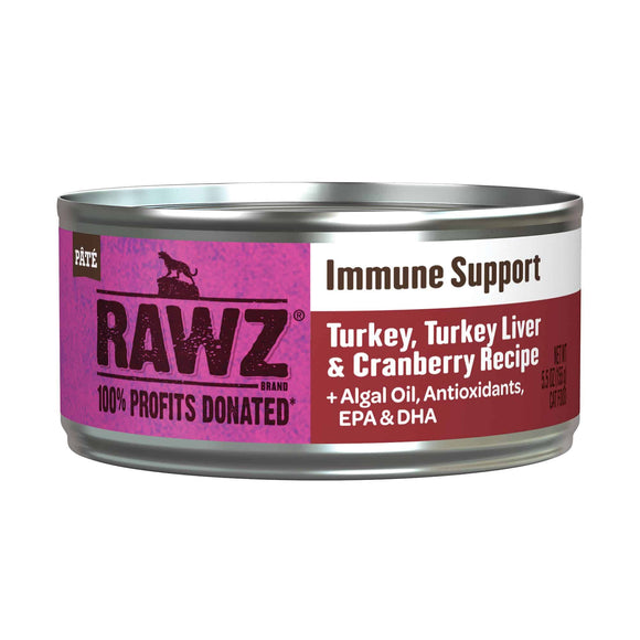 RAWZ - Immune Support Turkey, Turkey Liver & Cranberry (Wet Cat Food)