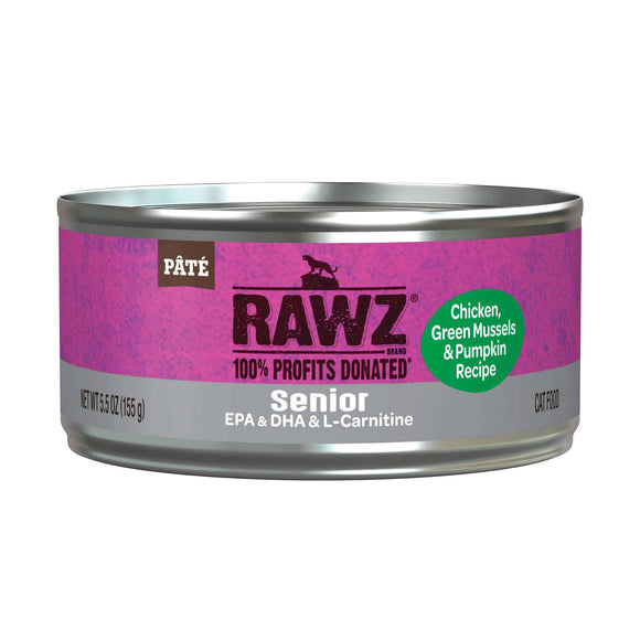 RAWZ - Senior Chicken, Green Mussels & Pumpkin (Wet Cat Food)