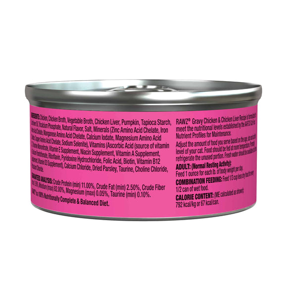RAWZ - Gravy Chicken & Chicken Liver (Wet Cat Food)