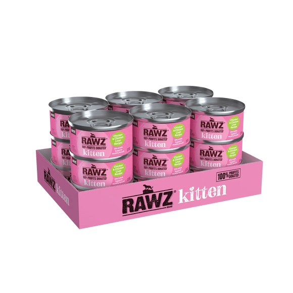 RAWZ - Kitten Chicken & Chicken Liver (Wet Cat Food)