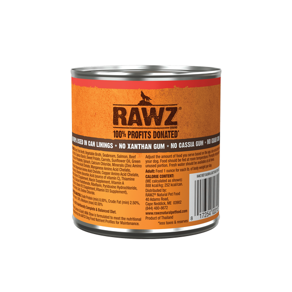 RAWZ - Stew - Beef, Salmon & Goat's Milk (Wet Dog Food)