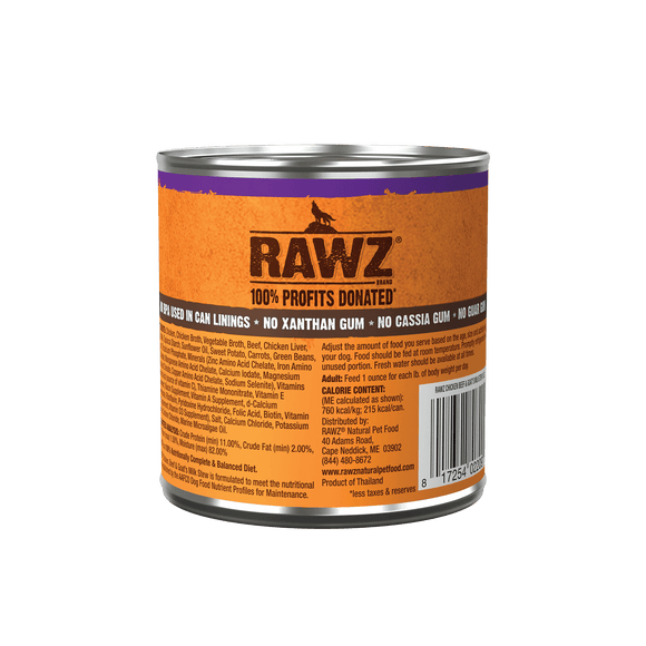 RAWZ - Stew - Chicken, Beef & Goat's Milk (Wet Dog Food)
