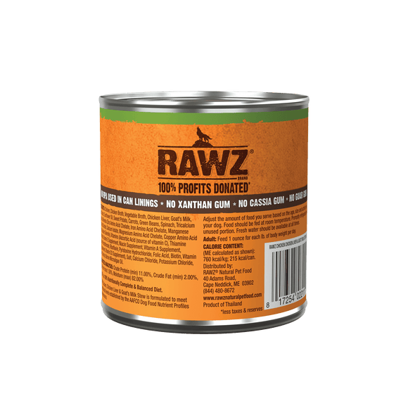 RAWZ - Stew - Chicken, Chicken Liver & Goat's Milk (Wet Dog Food)