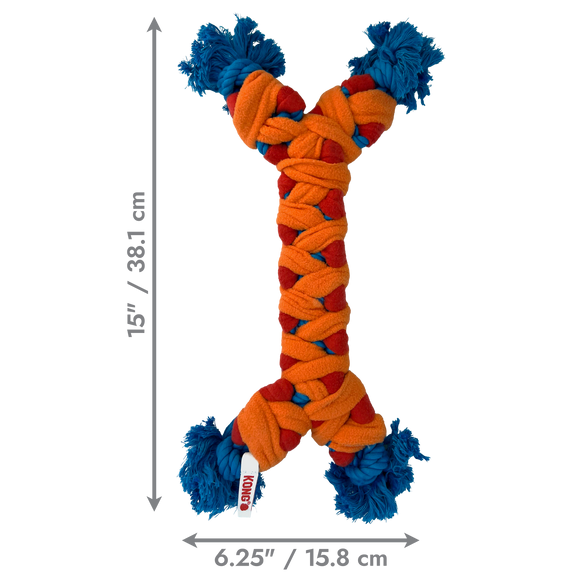 KONG Rope Rally Bone dog toy 3
