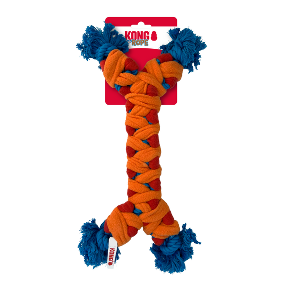 KONG Rope Rally Bone dog toy