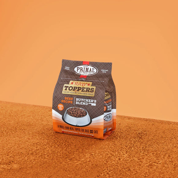 Primal - Butcher's Blend Topper - Beef Recipe - Frozen Product (Dog/Cat)