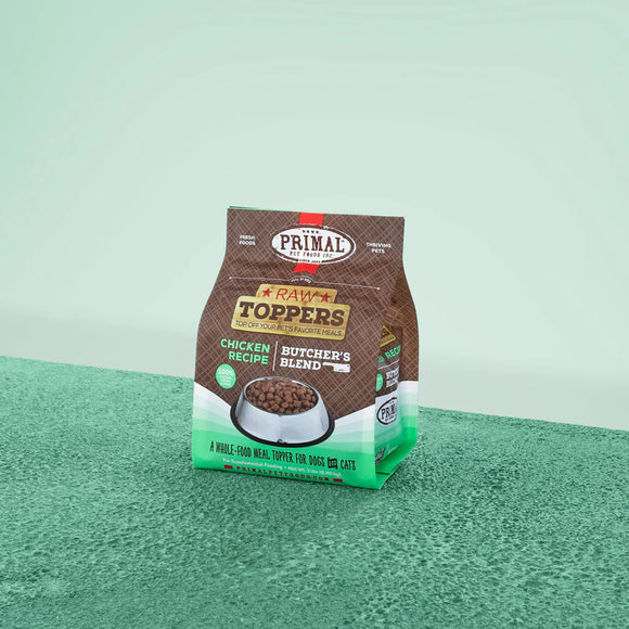 Primal - Butcher's Blend Topper - Chicken Recipe - Frozen Product (Dog/Cat)