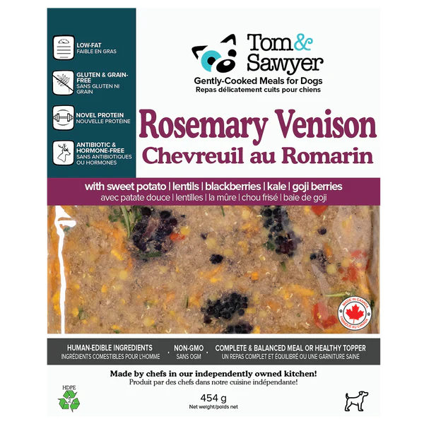 Tom & Sawyer - Rosemary Venison (For Dogs) - Frozen Product