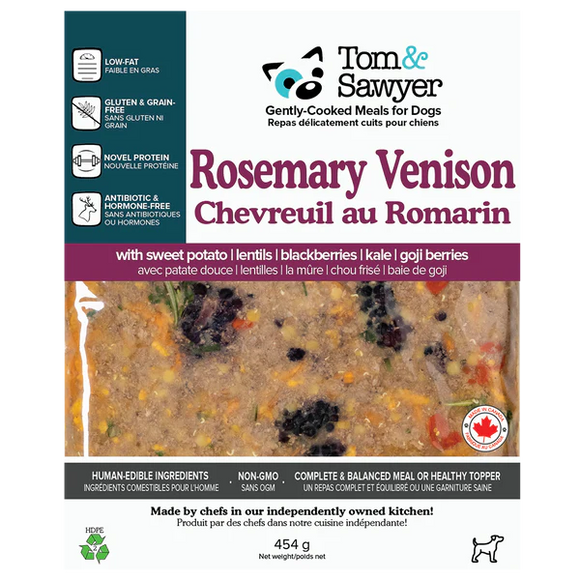 Tom & Sawyer - Rosemary Venison (For Dogs) - Frozen Product