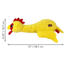 KONG Scruffs Chicken plush dog toy 3