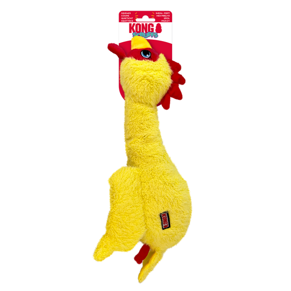 KONG Scruffs Chicken plush dog toy