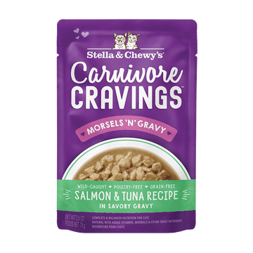 Stella & Chewy's Morsels'N'Gravy Salmon & Tuna pouch