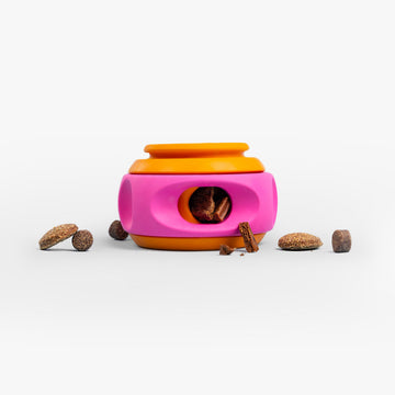 WAGLAB PlayStack The Spinner, Pink & Orange (For Dogs)