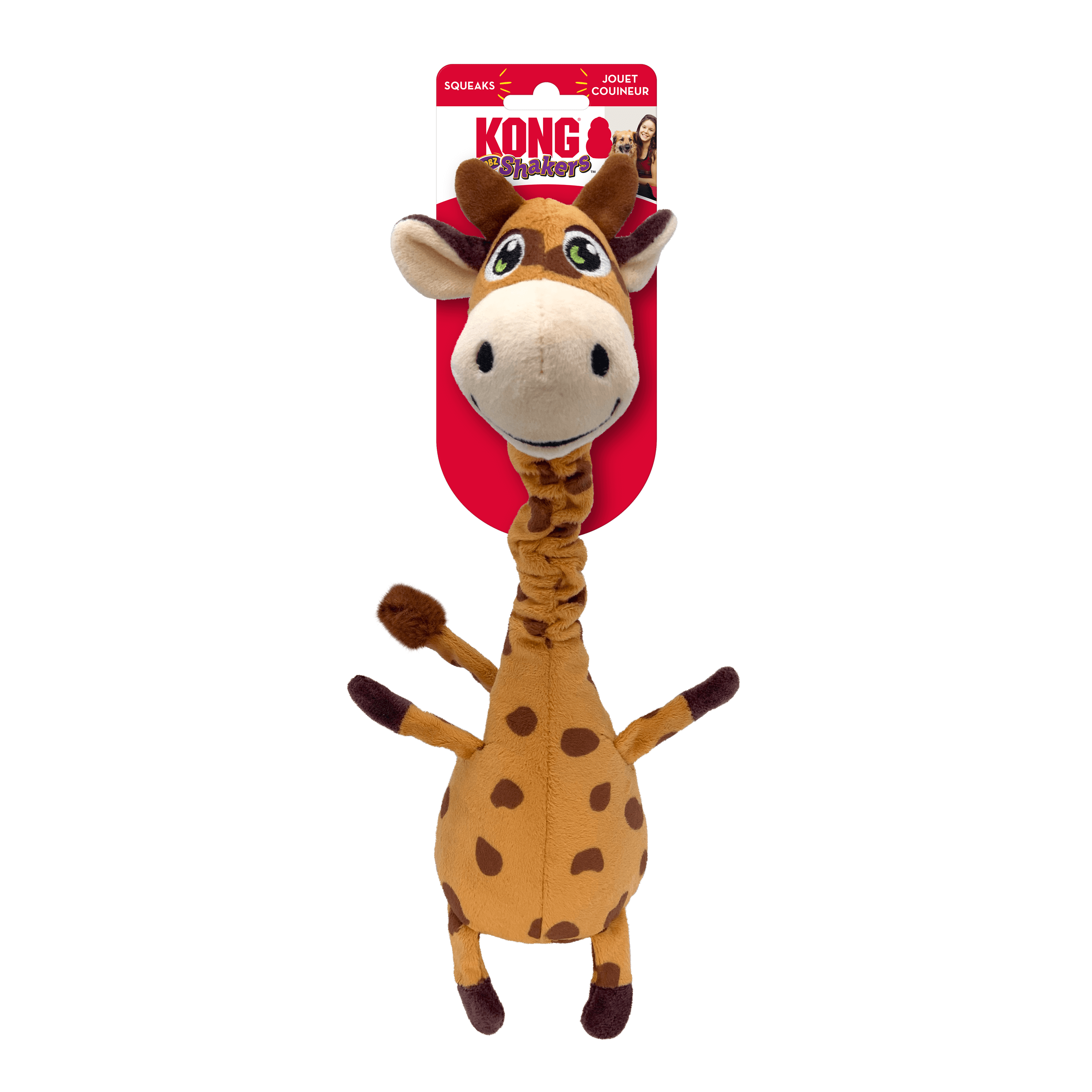 KONG - Shakers Bobz Giraffe (Dog Toy)