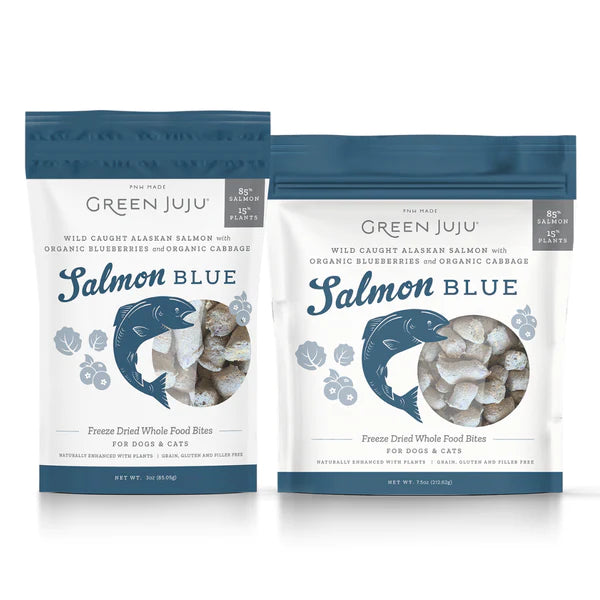 Green Juju - Salmon Blue Whole Food Bites Pack (For Dogs & Cats)