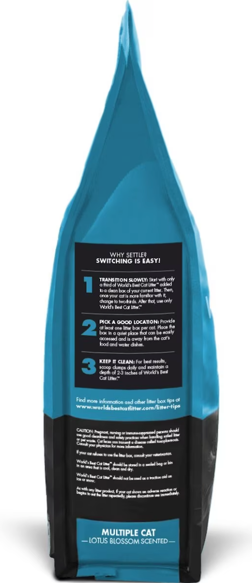World's Best Cat Litter - Multiple Cat Lotus Blossom Scented