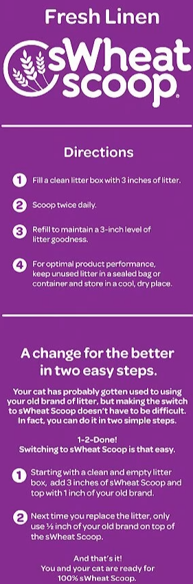 sWheat Scoop - Fresh Linen Formula Cat Litter